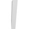 Ekena Millwork 5 1/2-in. W x 26-in. D x 34-in. H Traditional Architectural Grade PVC Knee Brace BRCP055X26X34TRA - alternate 6